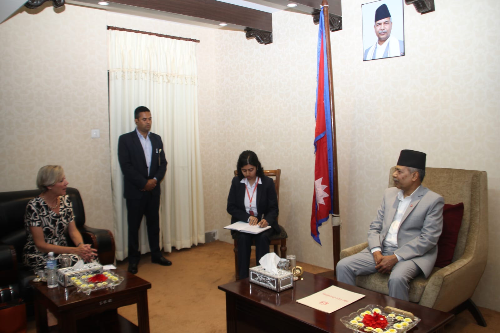 उपराष्ट्रपति यादवसँग युरोपेली संघका राजदूतको शिष्टाचार भेट
