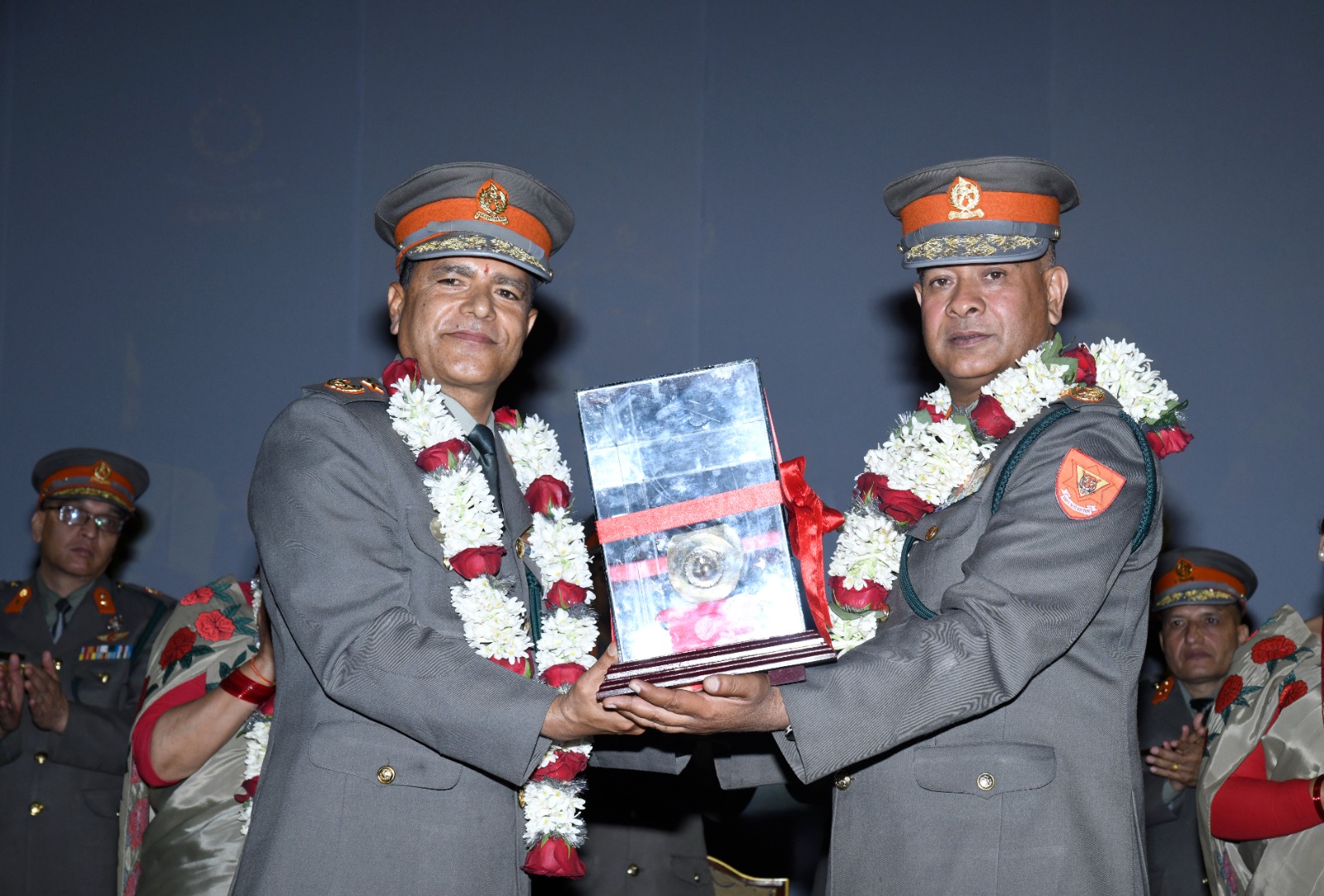 सशस्त्र प्रहरीका आईजीपी राजु अर्यालको बिदाइ