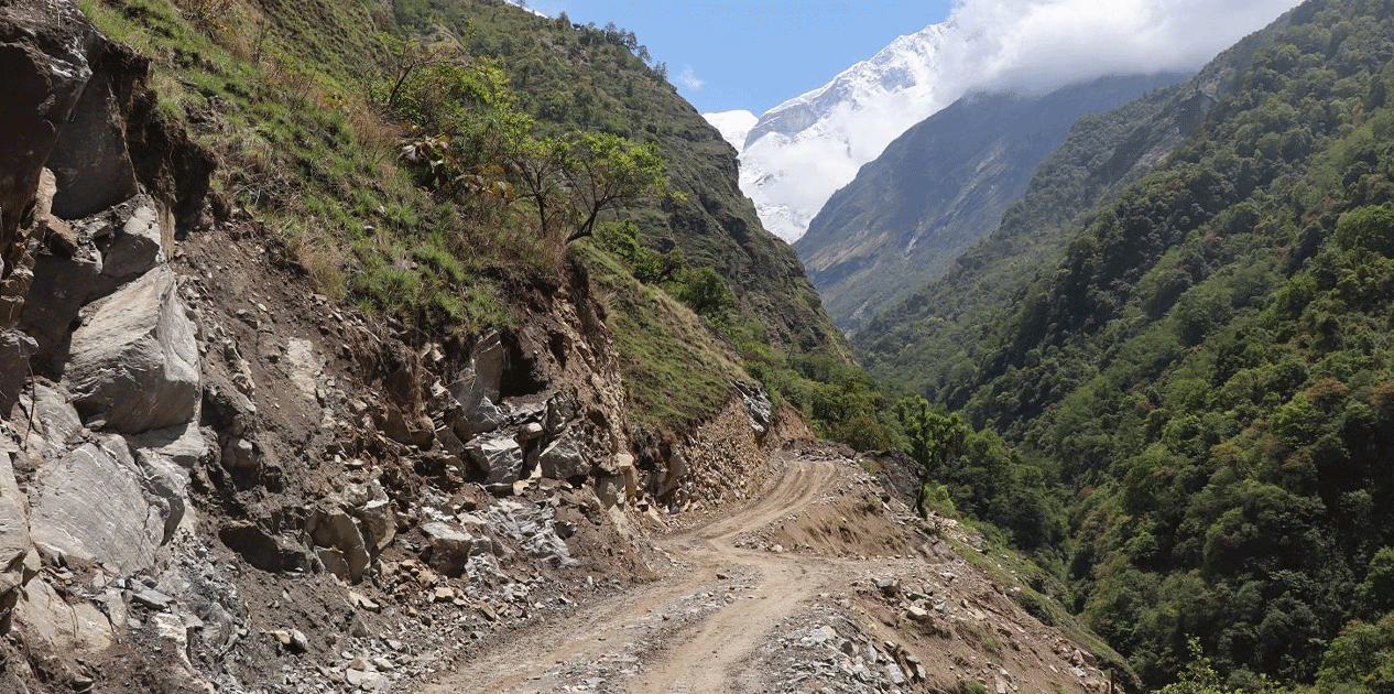 सुपर घलेम्दी जलविद्युत् आयोजनाको पहुँच मार्ग निर्माण सुरु