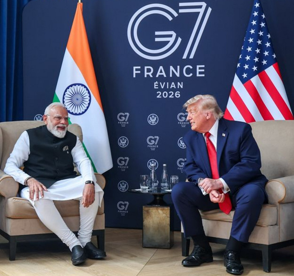 जी-७ सम्मेलनमा मोदी–ट्रम्प भेट: पश्चिम एशियाको शान्तिदेखि भारतीय नाविकको सुरक्षासम्म छलफल