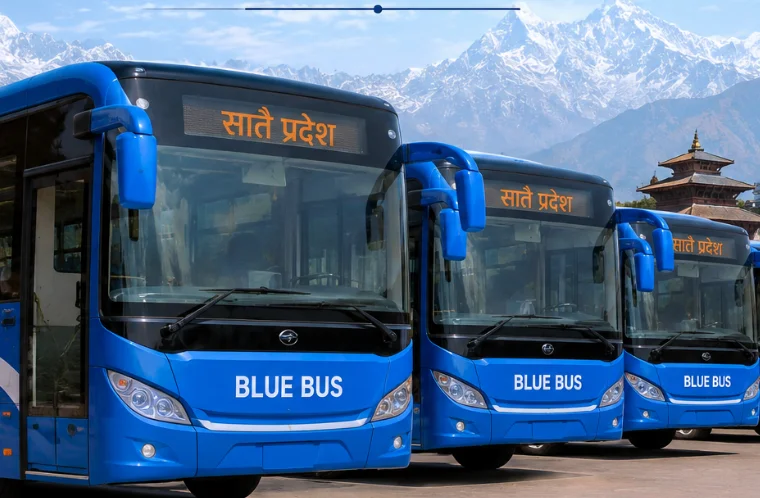 सातै प्रदेशमा ‘ब्लु बस’ सञ्चालनको तयारी
