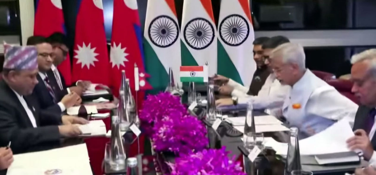 परराष्ट्रमन्त्री खनालसँग भारतीय विदेशमन्त्रीले उठाए सीमा सुरक्षाको विषय