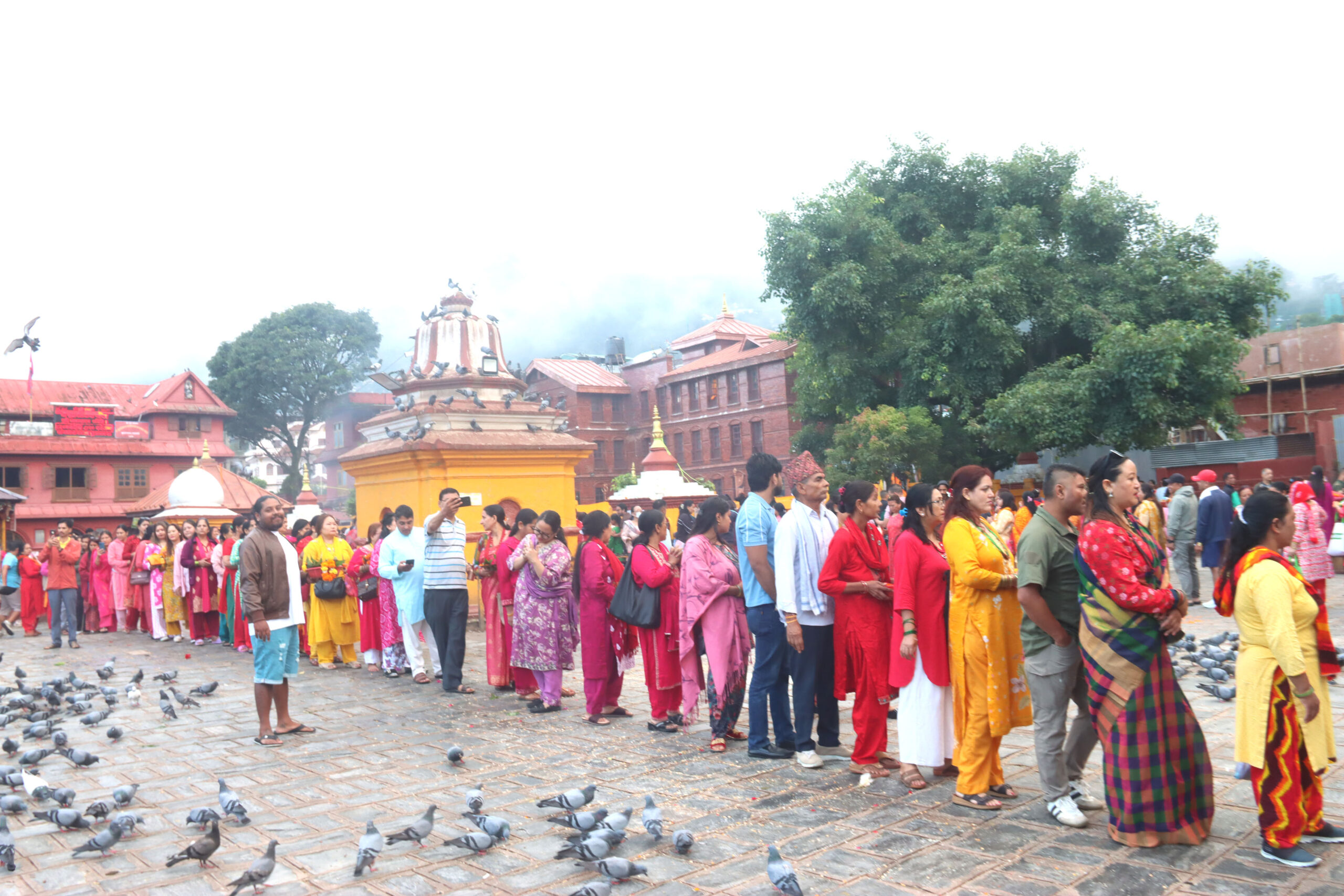 हरिशयनी एकादशीः नारायण मन्दिरमा बिहानैदेखि भक्तजनको घुइँचो