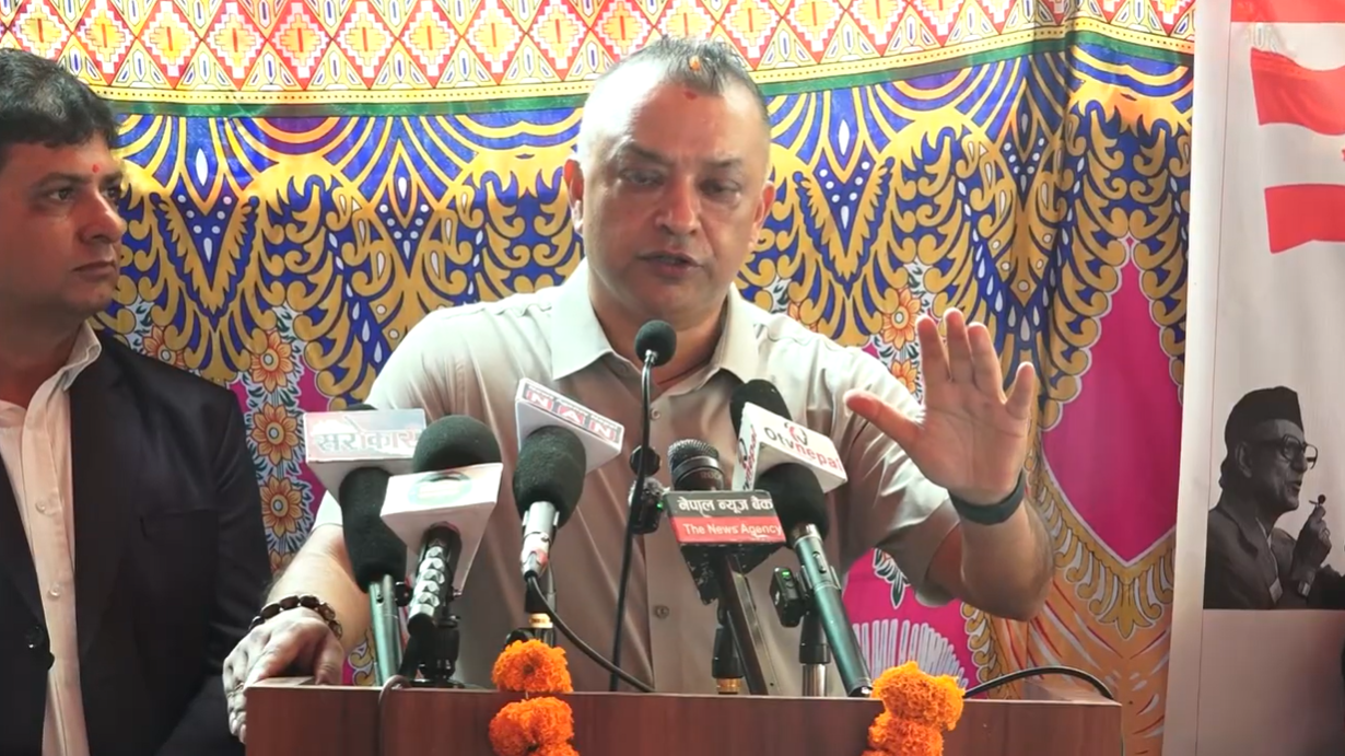 प्रतिपक्षी नै नरहने गरी सरकार गठनको प्रस्ताव स्वीकार्य छैन : गगन थापा