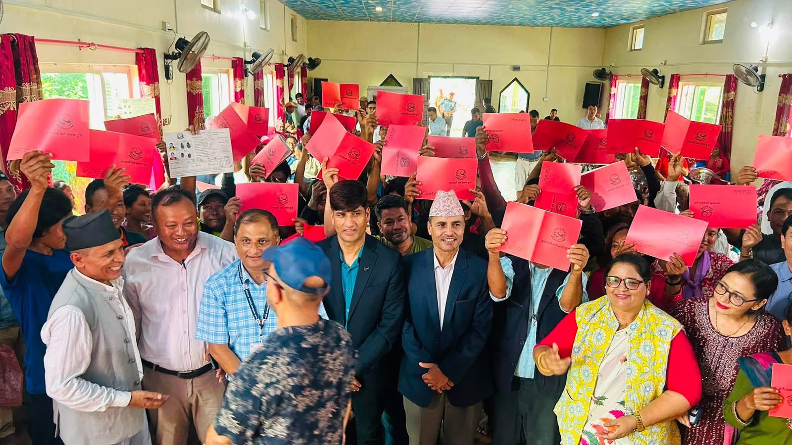 चितवनको इच्छाकामनामा ३४ परिवारलाई लालपुर्जा