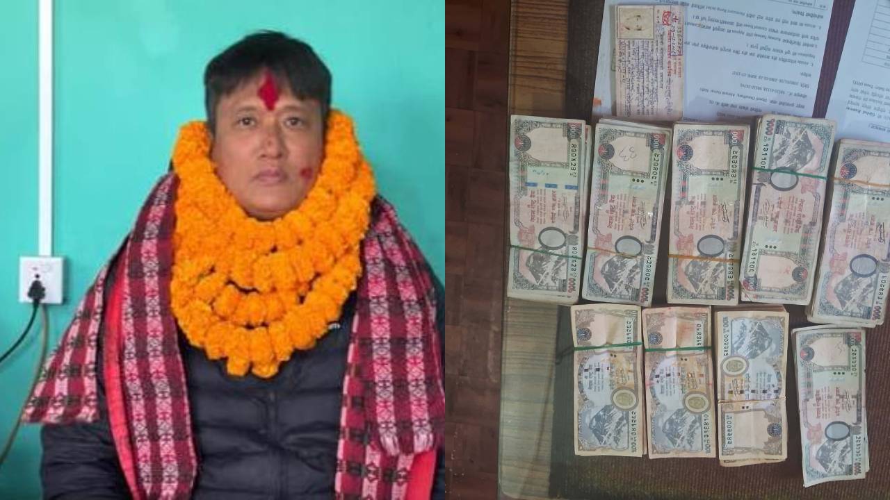 स्रोत नखुलेको साढे ६ लाखसहित उपसचिव पक्राउ