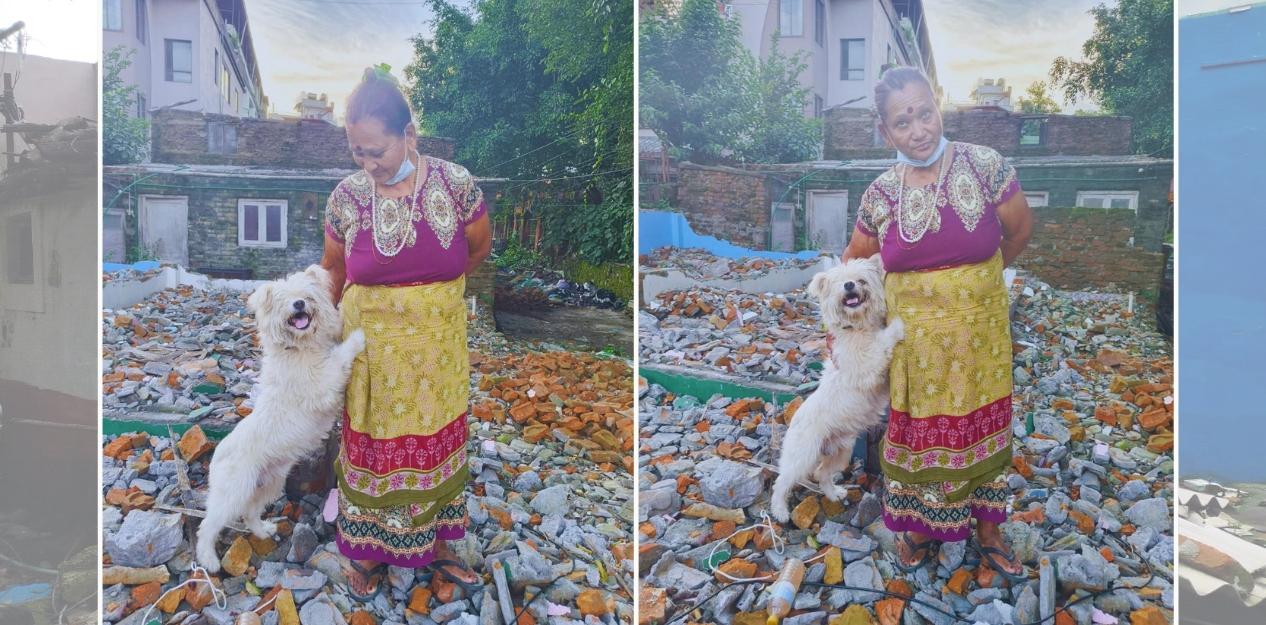 खण्डहरमा घर खोजिरहेको टमी