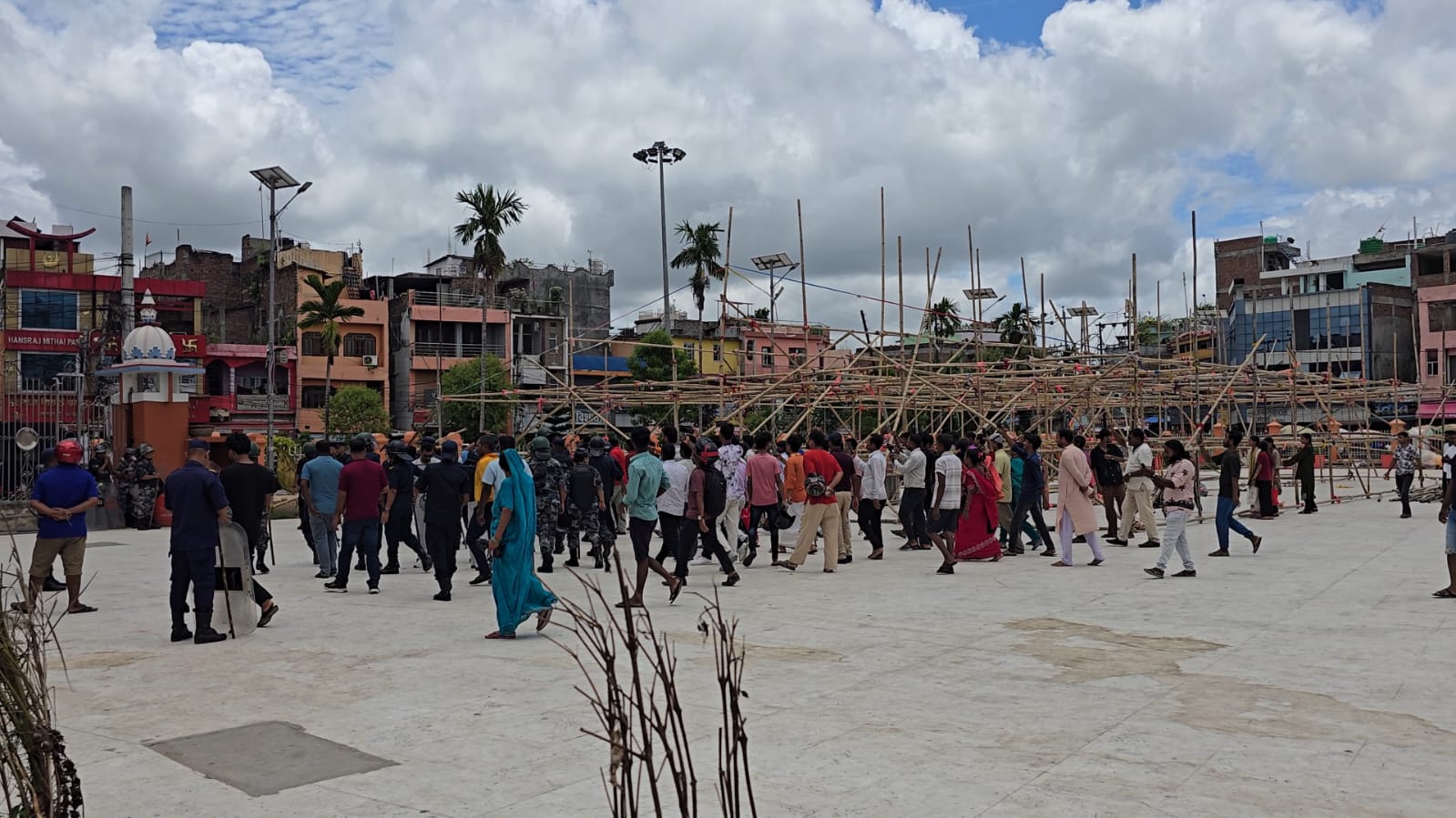 जानकी मन्दिरमा हर्क साम्पाङको विरोध, सुरक्षा व्यवस्था कडा