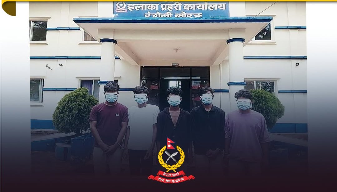बालिकालाई सामूहिक बलात्कार गरेको आरोपमा क्याफे सञ्चालकसहित ५ जना पक्राउ